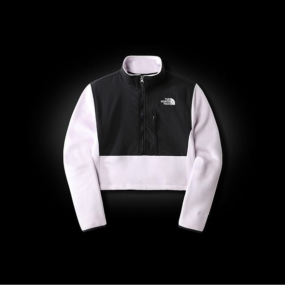 The North Face | Denali Cropped Half Zip Fleece Sweater Jacket XXL Lavender Fog - Picture 9 of 9